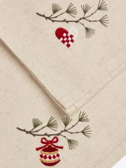 Stoffen servet NELLIKE 40x40 naturel 2 stuks