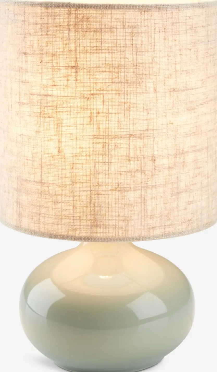 Tafellamp EIVIN Ø15xH25cm porcelein