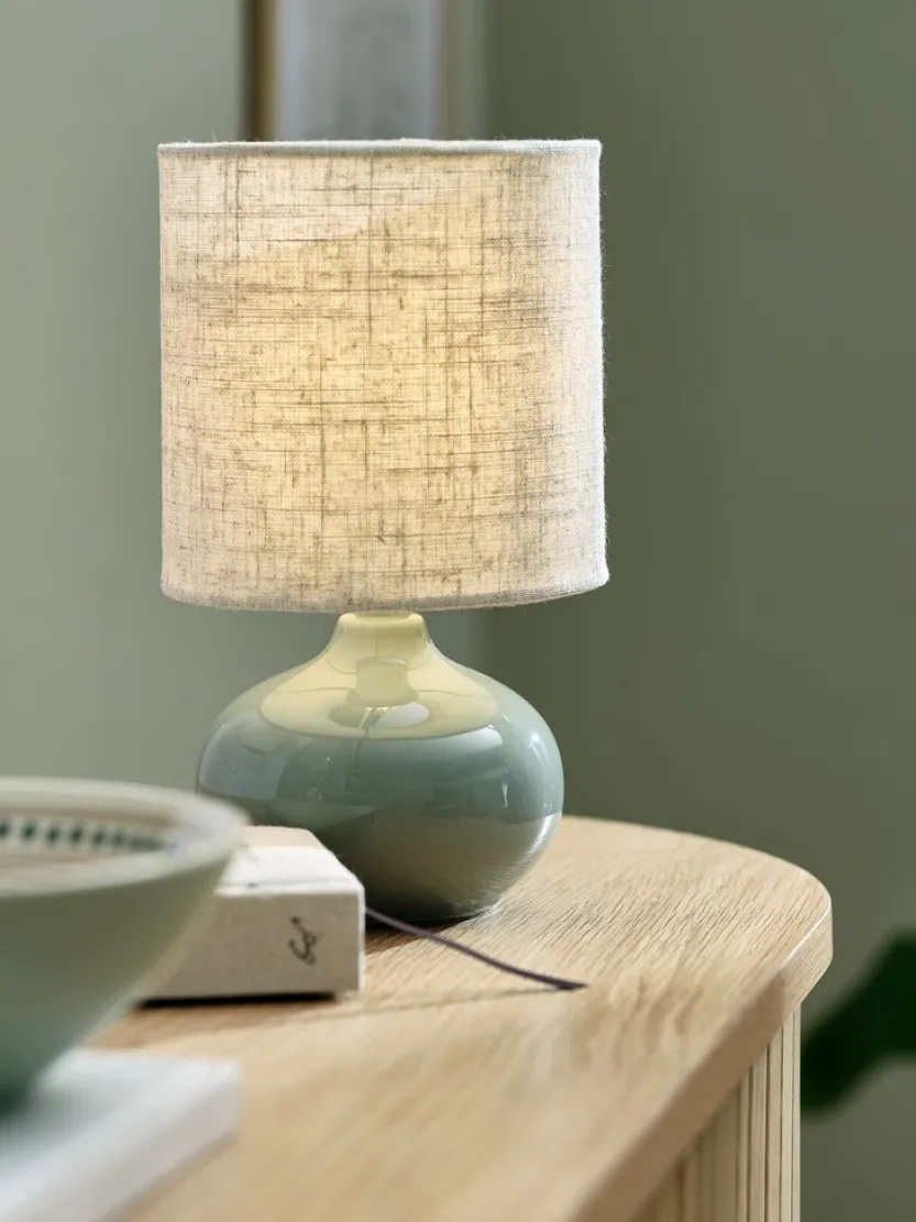 Tafellamp EIVIN Ø15xH25cm porcelein