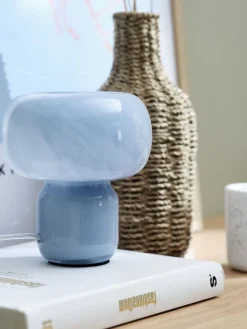 Tafellamp HJARNE Ø16xH18cm blauw