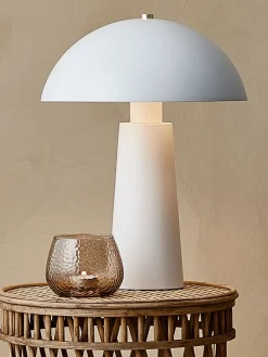 Tafellamp MARKUS Ø25xH35 cm grijs