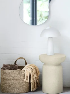 Tafellamp MARKUS Ø25xH35 cm grijs