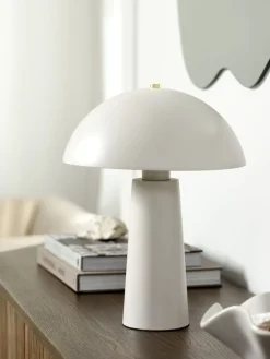 Tafellamp MARKUS Ø25xH35 cm grijs