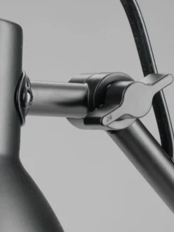 Tafellamp PATRIK Ø14xH45cm zwart