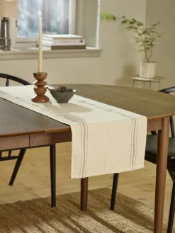 Tafelloper KASTANIE 38x150 naturel