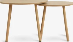 Tafelset MUNKEBO Ø55/Ø45 eiken kleur 2 stuks