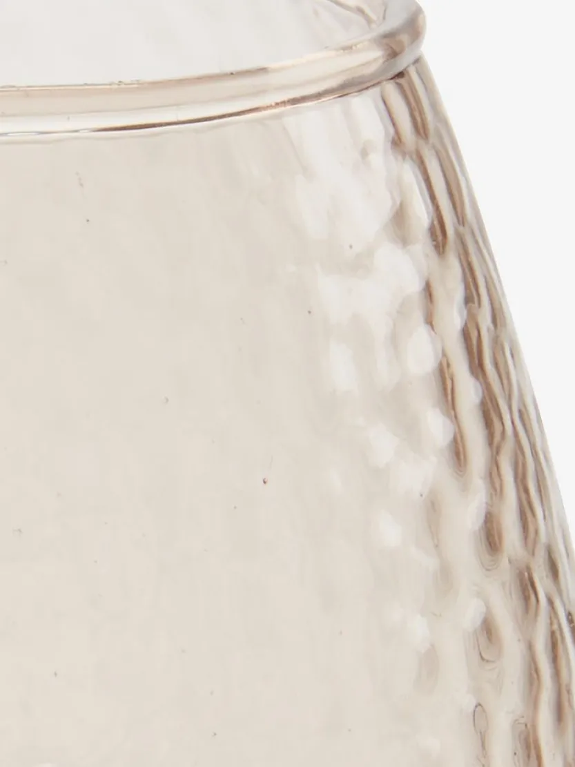 Theelichthouder ALLAN Ø10xH8 cm bruin