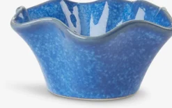 Theelichthouder DARIAN Ø12xH6 cm blauw