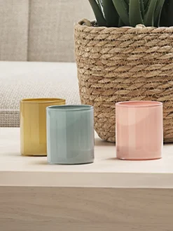 Theelichthouder MATS Ø6xH7 cm assorti