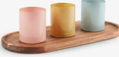 Theelichthouder MATS Ø6xH7 cm assorti