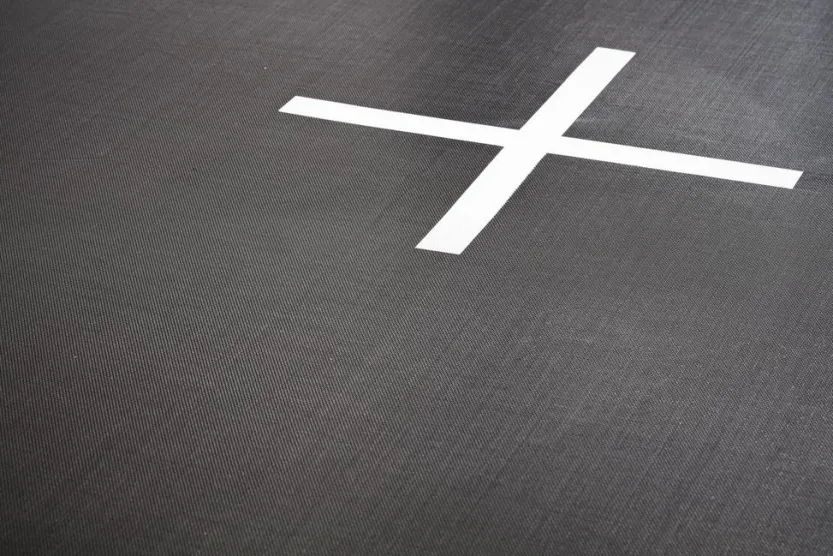 Trampoline FALK Ø426 met veiligheidsnet zwart