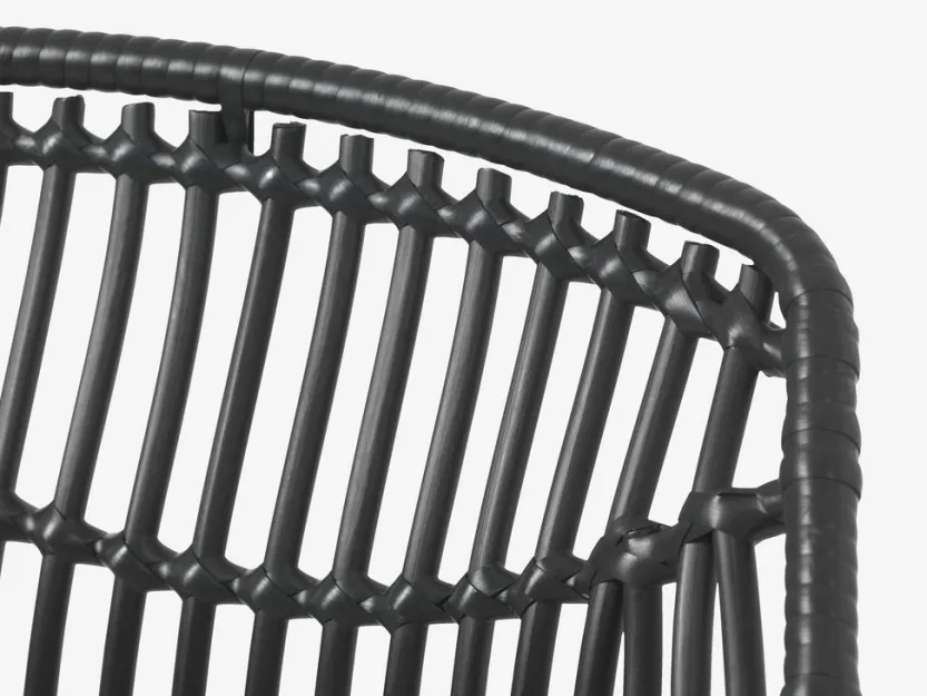 Tuinstoel ILDERHUSE zwart