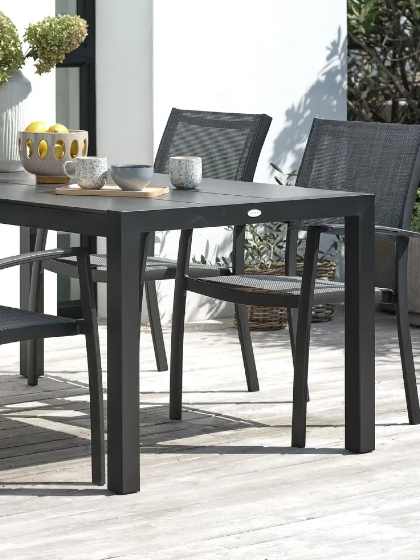 Tuintafel HAGEN B92xL160 grijs