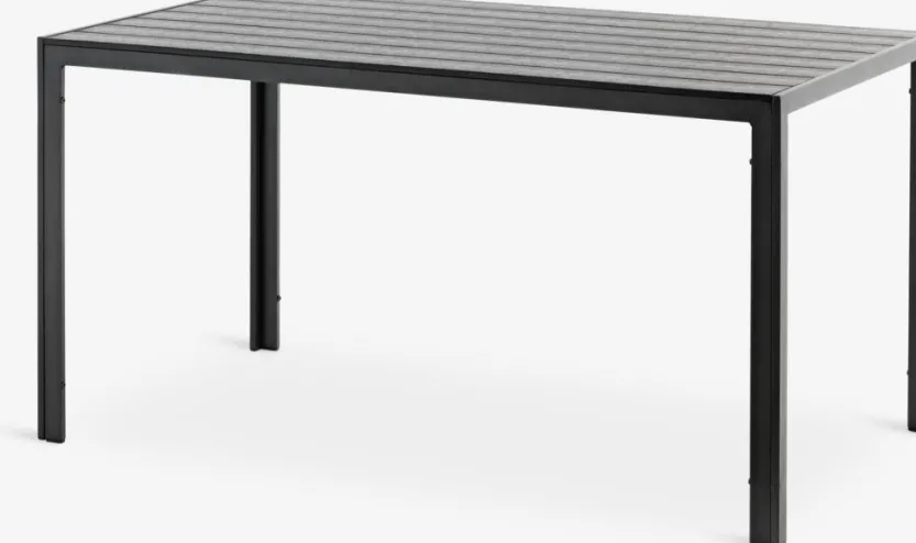 Tuintafel JERSORE B80xL140 zwart