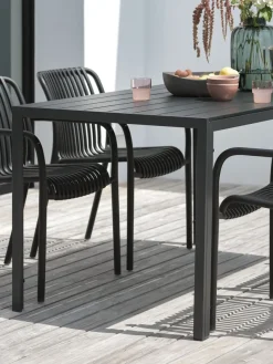 Tuintafel JERSORE B80xL140 zwart