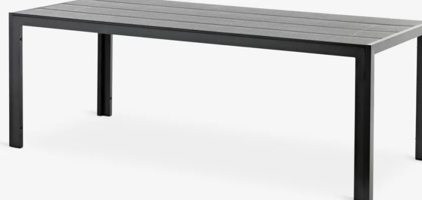 Tuintafel MADERUP B90xL205 zwart