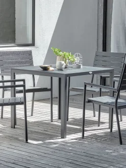 Tuintafel MADERUP B90xL90 zwart