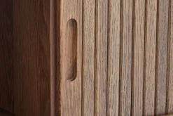 TV bench LYNGVIG 2 tambour deuren donker eiken