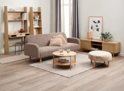 TV-meubel HALMSTAD 2 schuifdeuren eiken kleur