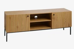 TV-meubel HEMDRUP 2 deuren eiken kleur