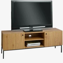 TV-meubel HEMDRUP 2 deuren eiken kleur