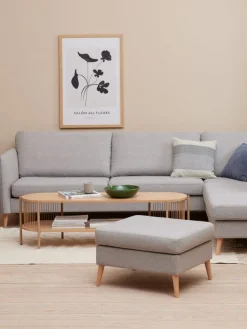 TV-meubel SNESLEV 1 schap eiken kleur