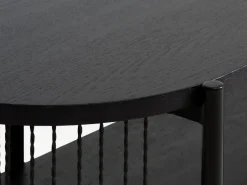 TV-meubel SNESLEV 1 schap zwart