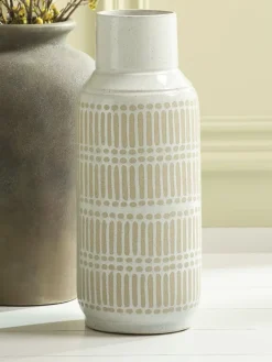 Vaas GUSTAF Ø18xH47cm wit