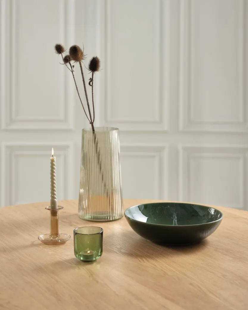 Vaas ROY Ø16xH30cm kaki