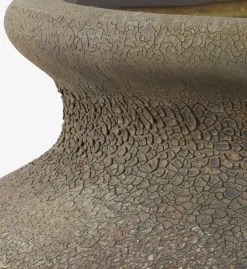 Vaas TOMMY Ø26xH44 cm grijs/bruin