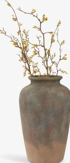 Vaas TOMMY Ø26xH44 cm grijs/bruin