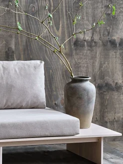 Vaas TOMMY Ø26xH44 cm grijs/bruin