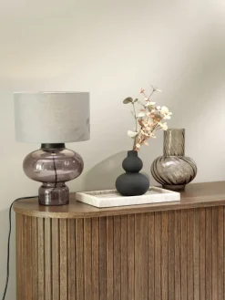 Vaas VILLY Ø17xH23 cm grijs