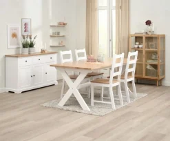 Verlengblad VISLINGE 90x45 naturel