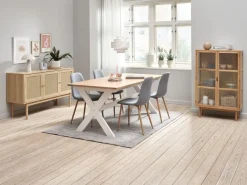 Verlengblad VISLINGE 90x45 naturel