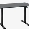 Verstelbaar bureau ASSENTOFT 70x130 zwart