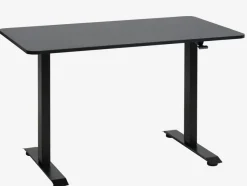 Verstelbaar bureau ASSENTOFT 70x130 zwart