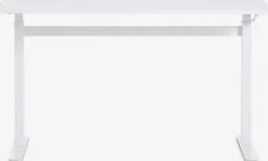 Verstelbaar bureau LUNDTOFT 70x130 wit