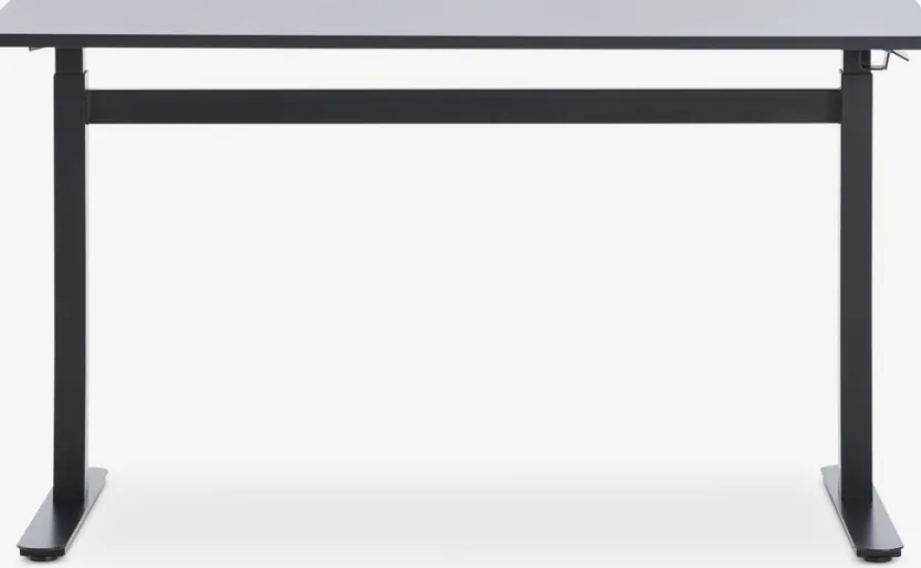 Verstelbaar bureau LUNDTOFT 70x130 zwart