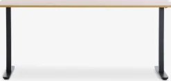 Verstelbaar bureau SVANEKE 80x160 eiken kleur/zwart