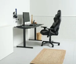 Verstelbaar bureau SVANEKE 60x120 zwart