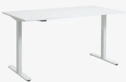 Verstelbaar bureau SVANEKE 70x140 wit