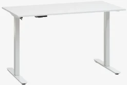 Verstelbaar bureau SVANEKE 60x120 wit