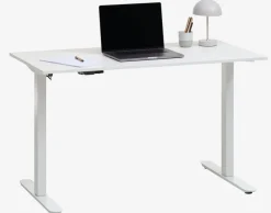 Verstelbaar bureau SVANEKE 60x120 wit