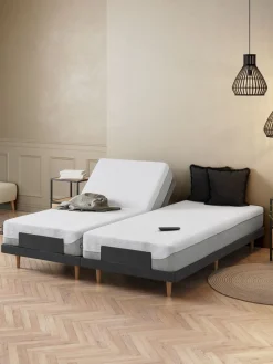 Verstelbare bedbodem 90x200 GOLD A75 grijs-40