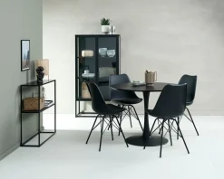 Vitrinekast VIRUM 2 deuren zwart