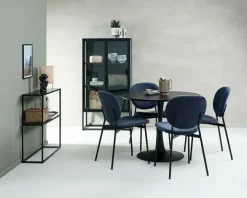 Vitrinekast VIRUM 2 deuren zwart