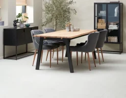 Vitrinekast VIRUM 2 deuren zwart