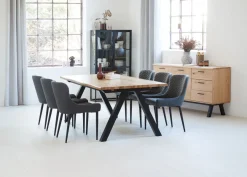 Vitrinekast VIRUM 2 deuren zwart