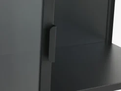 Vitrinekast VIRUM 2 deuren zwart